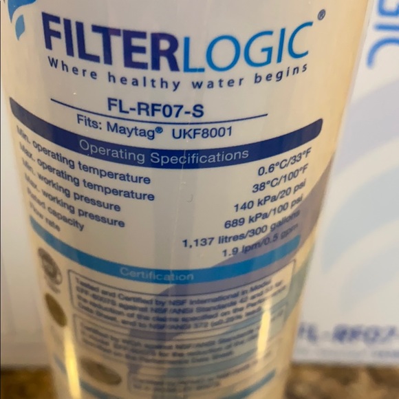 New in box FILTERLOGIC Water Filter.                              ONLY ONE LEFT! - Picture 10 of 10